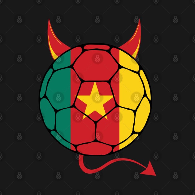 Cameroon Football Halloween by footballomatic