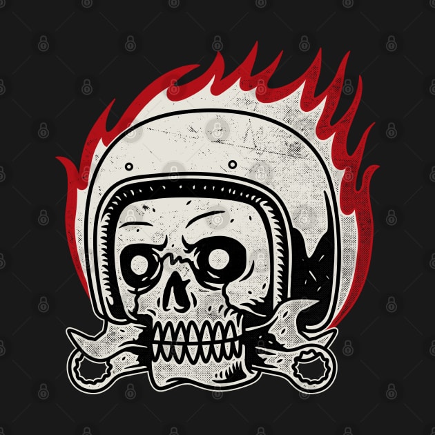 Skull Biker by quilimo