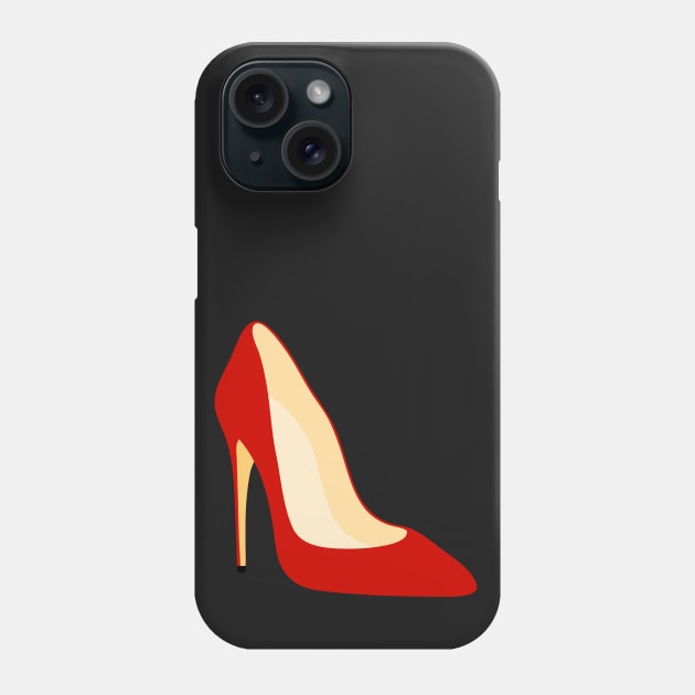 Red Stiletto Phone Case by noranovak