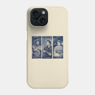 3:10 to Yuma Movie Poster Phone Case