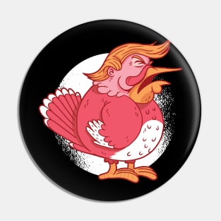 Donald Trump Thanksgiving Turkey Comedy Pin