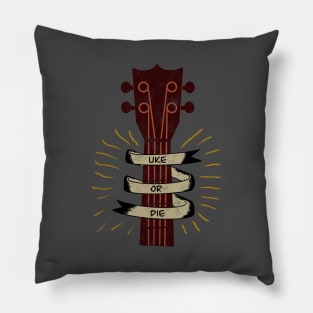 Uke or Die Pillow