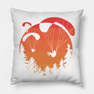 Paragliding Gaggle Pillow