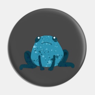 Blueberry Frog Pin