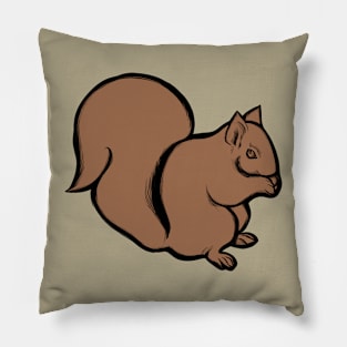 Chitters The Squirrel Girl Pillow