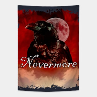 Raven Nevermore Distressed Tapestry