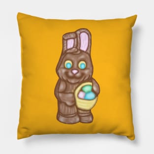 Chocolate Bunny Pillow