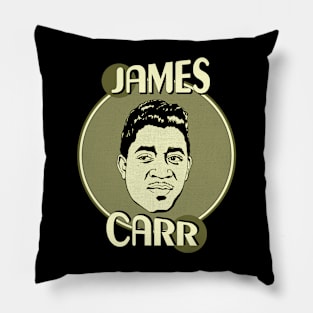 James Carr (Retro style) Pillow