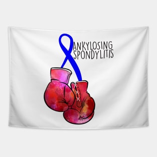 Ankylosing Spondylitis Fighter (black) Tapestry