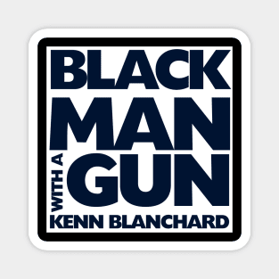 Black Man With A Gun Podcast Logo Magnet