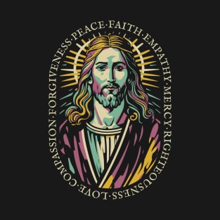 Jesus Christ Love Faith Christian Gift Idea T-Shirt