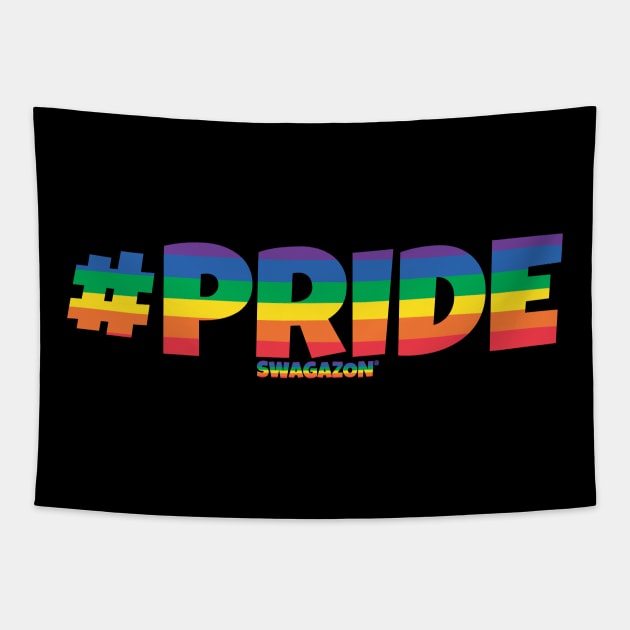 #Pride Rainbow Swagazon Tapestry by Swagazon