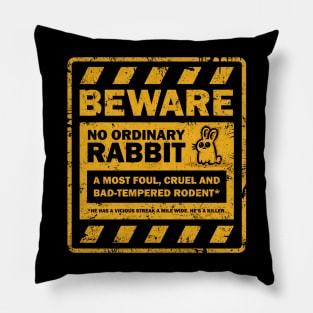 No Ordinary Rabbit Pillow