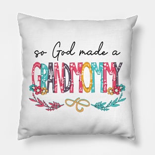 So God Made A Grandmommy Happy Mother's Day Pillow