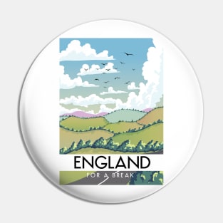 England - for a break Pin