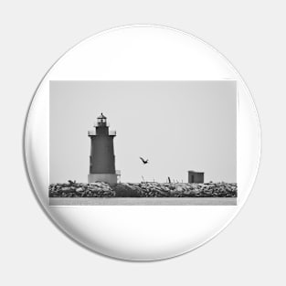 Light Gray - Cape Henlopen Lighthouse Pin