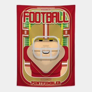 American Football Red and Gold - Enzone Puntfumbler - Sven version Tapestry