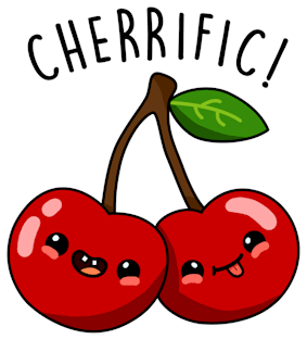 Cherrific Cute Cherry Pun Magnet