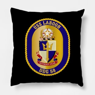 USS Laboon (DDG-58) wo Txt Pillow