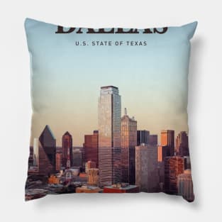 Visit Dallas Pillow