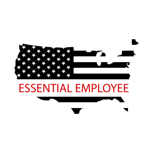 Essential Employee Flag T-Shirt