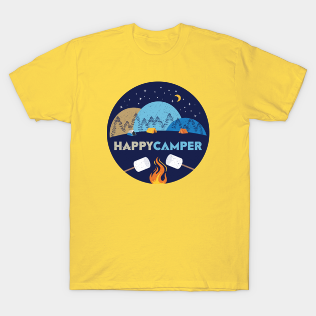 Discover Happy Camper - Happy Camper - T-Shirt