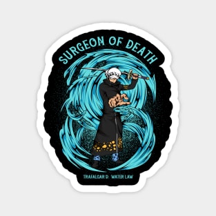 Trafalgar D. Water Law - One Piece Magnet