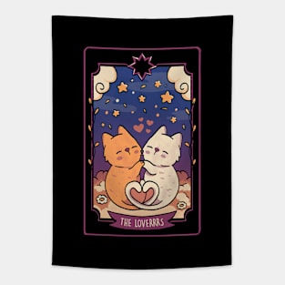 The Lovers Cat Valentines Tarot by Tobe Fonseca Tapestry