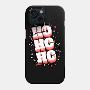 Ho Ho Ho Letters With Light Chain Christmas Phone Case