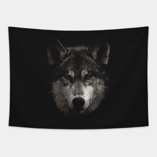 Animal Wolf Halftone Tapestry