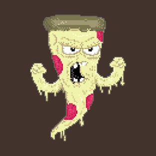 Angry 8bit Pizza T-Shirt