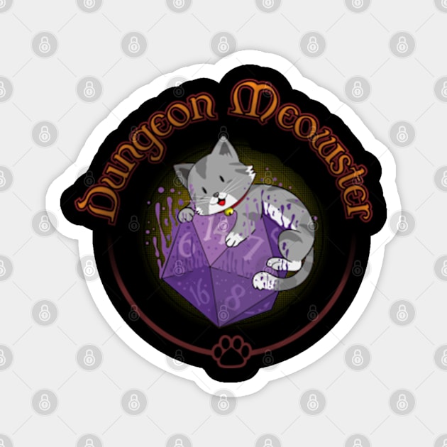 Dungeon Meowster Magnet by kladenko