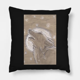 Howling At The Moon Pillow