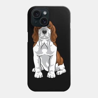 Illustration of a super cute beagle. Phone Case