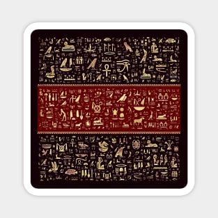 Egyptian Hieroglyphs Magnet