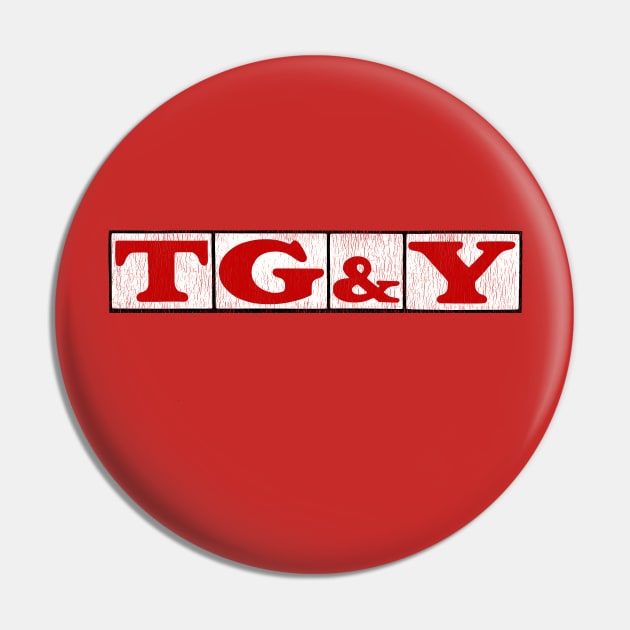 TG&Y Logo Design Pin by boscotjones