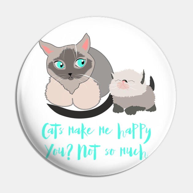 Cat mom gift, siamese cats and quote Pin by Orangerinka