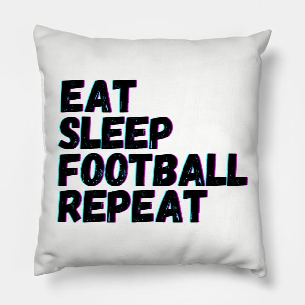 Copy of Eat Sleep Lacrosse Repeat Pillow by blueduckstuff