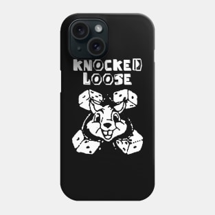 knocked loose bunny dice Phone Case