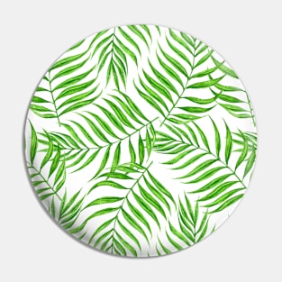 Palm leaves watercolor Pin