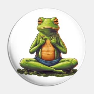 Namaste! Frog yoga is the best way to stay zen and happy Pin