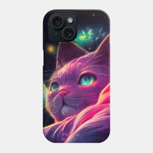 Space Cat Nyabula - Dominar Dumas Phone Case