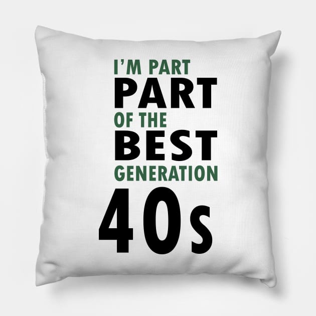 40's Generation Pillow by C_ceconello