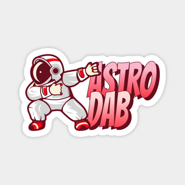 Astronaut Dab - Funny Space Design | Expanse Collective Magnet by Expanse Collective