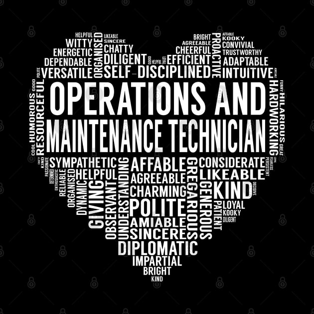 Operations and Maintenance Technician Heart by LotusTee