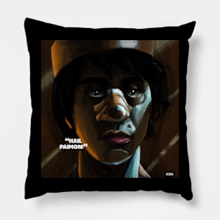 Hereditary "Hail Paimon" portrait (digital) Pillow