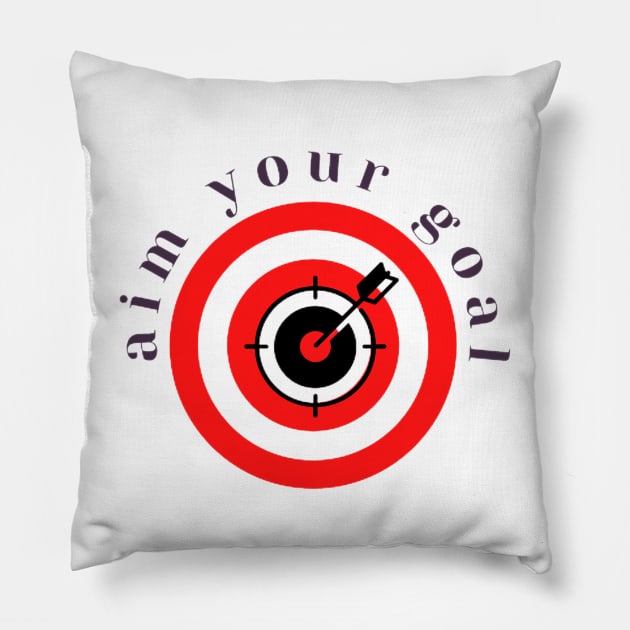 Aim Your Goal Pillow by GoodyL