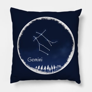 Gemeni zodiac sign - tarot reading Pillow