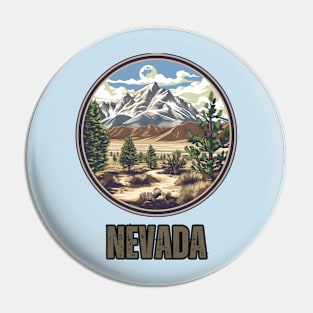 Nevada State USA Pin