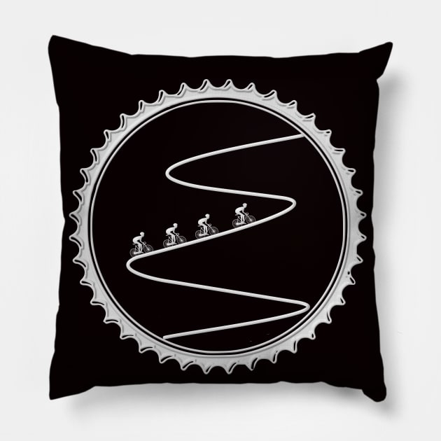 Ciclismo de competición Pillow by vintagejoa